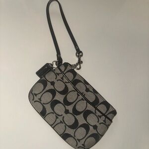 Black Coach wristlet
